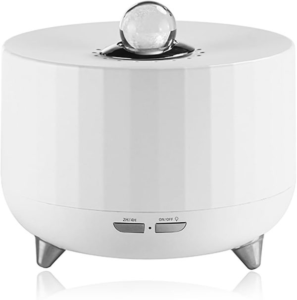 300ml Home diffusers with 7 Light Modes Oil Diffuser,with Timer Water Shortage Automatic Power-Off Protection,Suitable for Bedroom officeessential Oil Diffuser Large roomWhite